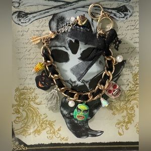 Betsey Johnson Halloween charm bracelet